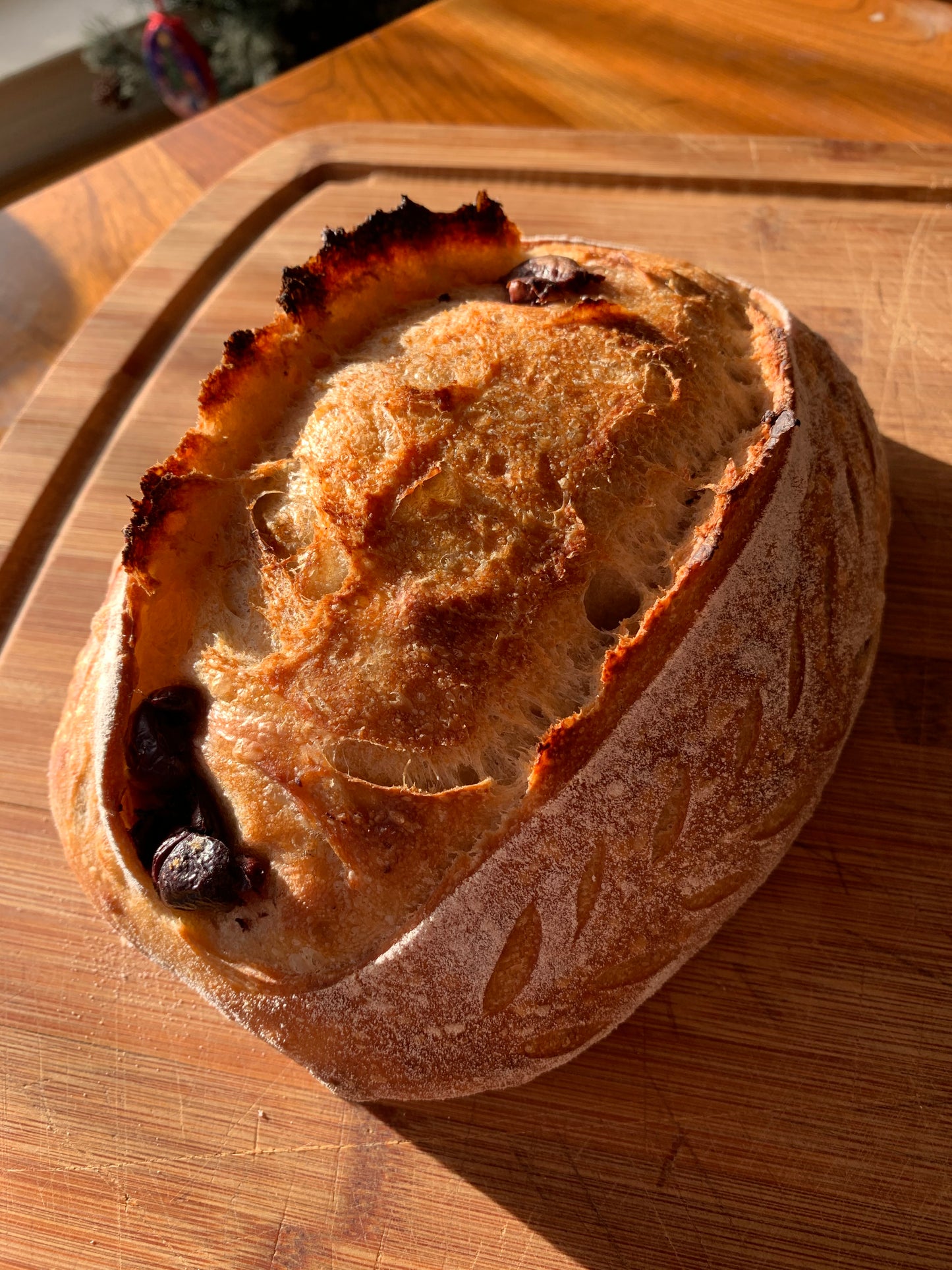 Olive Sourdough Bread