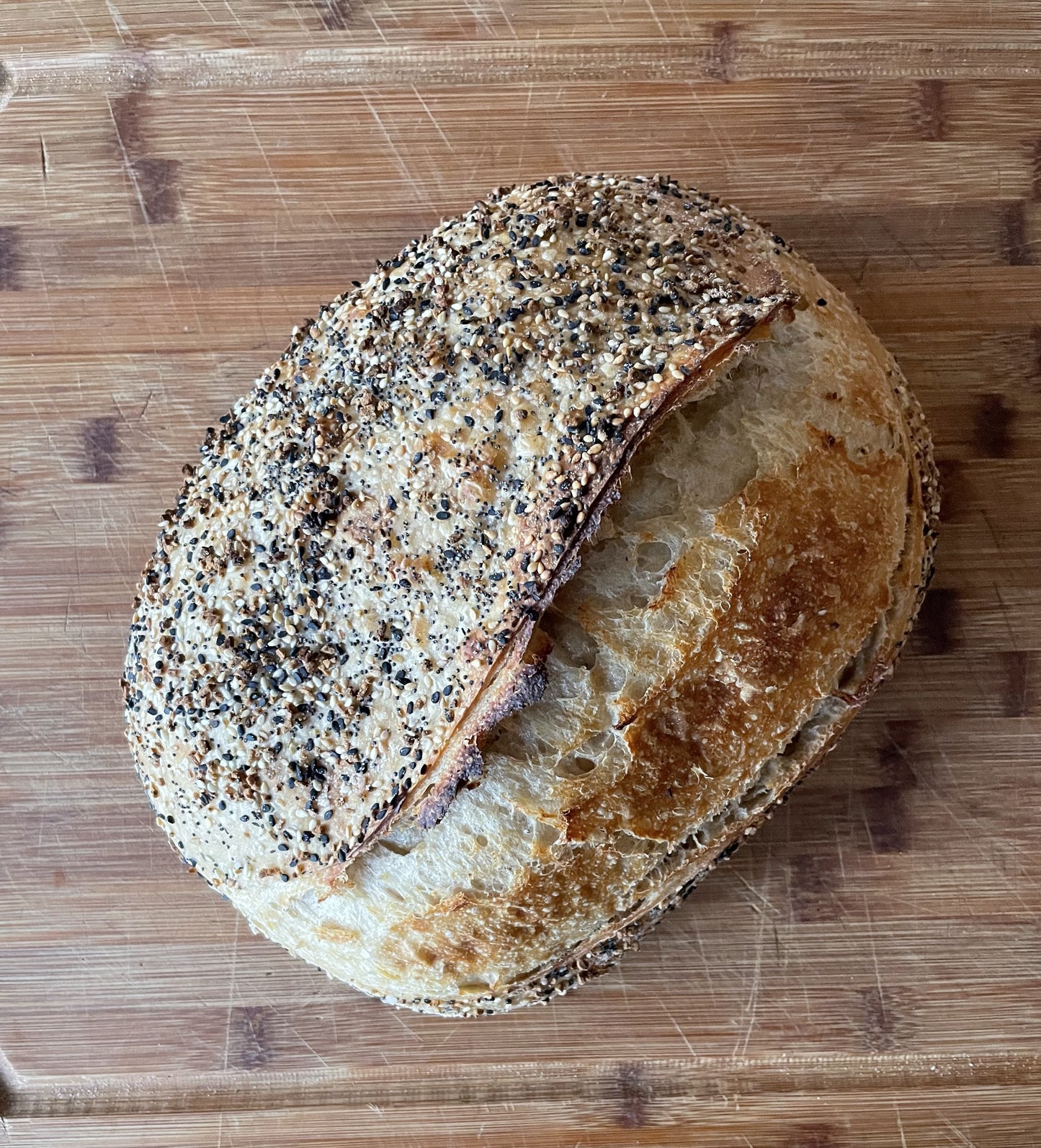 Everything Sourdough Bread