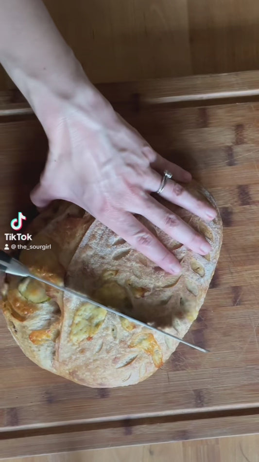 Jalapeno Cheddar Sourdough Bread